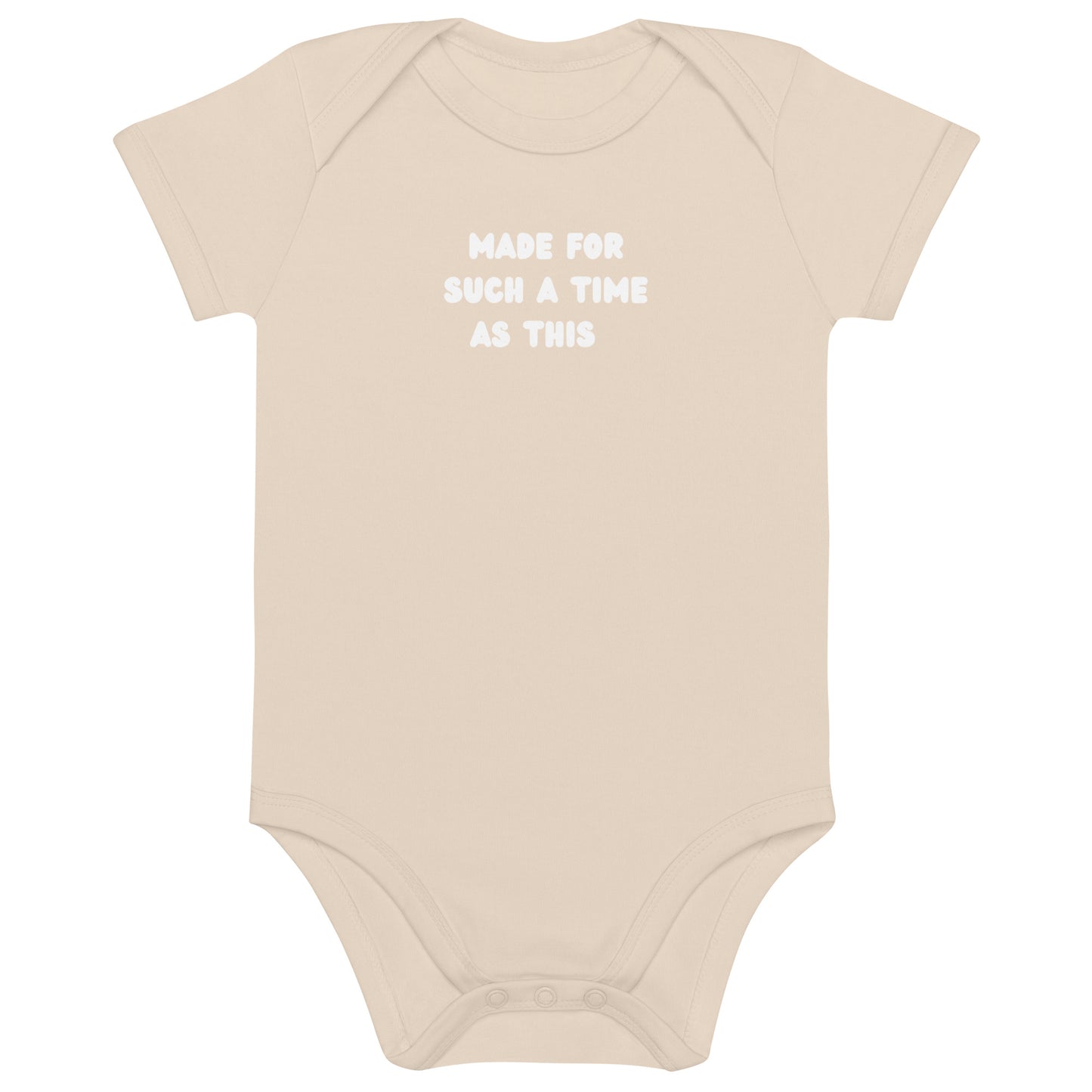 BABY ONESIE - 'MADE FOR SUCH A TIME AS THIS'