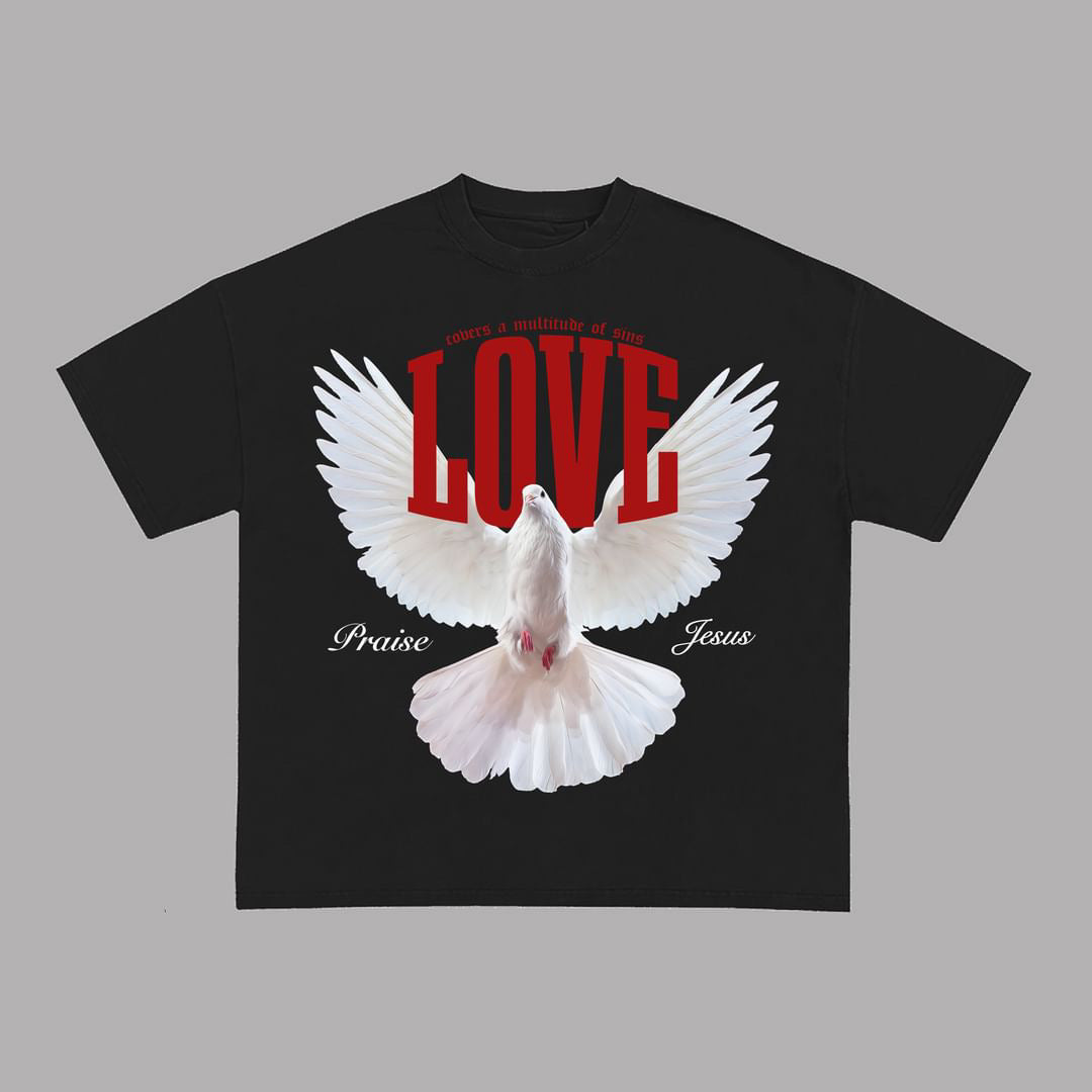 ADULT UNISEX TEE - 'DOVE’